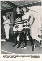 cca 1965 2. MTI sajtófotó divatbemutató, Graboplast 24x16 cm