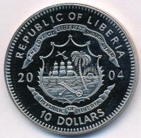 Libéria 2004. 10$ "Szabadság pillanatai - Simon Bolívar felszabadító harca 1819." multicol...