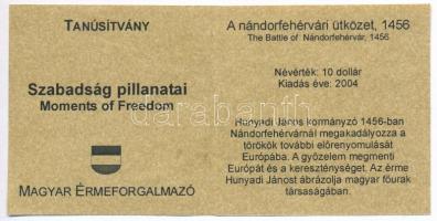 Libéria 2004. 10$ "Szabadság pillanatai - A nándorfehérvári ütközet 1456" multicolor T:PP
...
