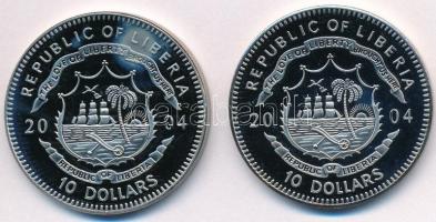 Libéria 2004. 10$ "Szabadság pillanatai - Zapata forradalma Mexikóban 1914" multicolor + 1...