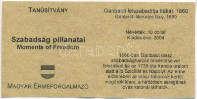 Libéria 2004. 10$ "Szabadság pillanatai - Kutuzov marsall megállítja Napóleon seregeit 1812&quo...