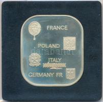 1982. "MLSZ / FIFA Világbajnokság Spanyolországban" Ag emlékérem eredeti tokban (35g/0.925...