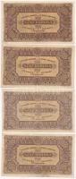 1923. 100K számozás nélkül (4x) egyik nyomdahely nélkül, többi "Magyar Pénzjegynyomda Rt. Budap...