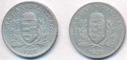 1926-1927. 1P Ag (2x) T:2,2-