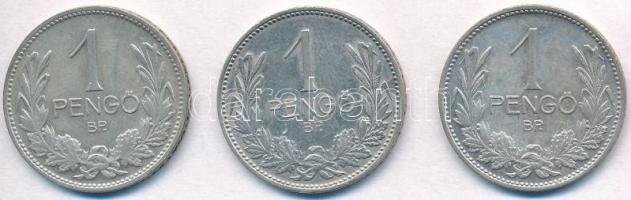 1937-1939. 1P Ag (3xklf) T:2