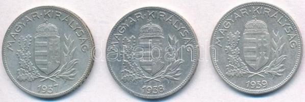 1937-1939. 1P Ag (3xklf) T:2