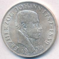 Ausztria 1959. 25Sch Ag "Johann főherceg" T:2 Austria 1959. 25 Schilling Ag "Archduke Johann" C:XF