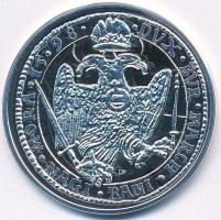 DN "Magyar tallérok utánveretben - Rudolf tallérja 1598 " Ag emlékérem tanúsítvánnyal (20,...