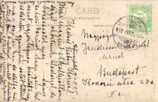 1912 Tátraszéplak, Tatranská Polianka; téli sportok / winter sports, photo