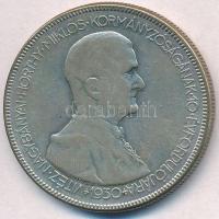 1930. 5P Ag "Horthy jobbra" T:3 Adamo P8