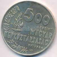 1984. 500Ft Ag "Los Angeles-i Nyári Olimpia" T:BU patina
Adamo EM79