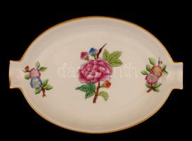 Herendi Eton mintás hamuzó, kézzel festett, jelzett, hibátlan,  13×8 cm