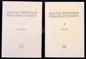 Magyar történelmi fogalomgyűjtemény. Szerk.: Bán Péter. 1-2. köt. Eger, 1980, Heves Megyei Levéltár. Papírkötésben, jó állapotban.