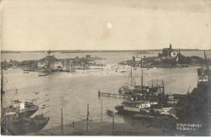 1925 Helsinki, Helsingfors; Port, ships, photo