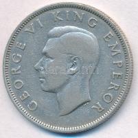 Új-Zéland 1941. 1/2C Ag "VI. György" T:2 apró ph. New Zealand 1941. 1/2 Crown Ag "George VI" C:XF small edge error Krause KM#11