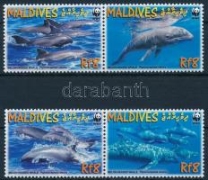 WWF: Dolphins set in pairs, WWF: Delfinek sor párokban