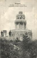 Budapest XII. Jánoshegy, Erzsébet kilátó torony, Kozár Mihály vendéglős kiadása (EK)