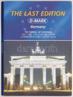Németország 1975-1994. 1pf-5M (8xklf) forgalmi pénzérmék + 2001. "Utolsó kiadás / Németország - Berlin" Ag emlékérem (0.925/39mm) karton díszcsomagolásban T:1-2 kis patina Germany 1975-1994. 1 Pfennig - 5 Mark (8xdiff) issued coins + 2001. "The Last Edition 2001 / Deutschland - Berlin" Ag commemorative medal (0.925/39mm) in cardboard case C:UNC-XF small patina