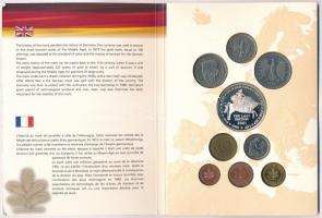 Németország 1975-1994. 1pf-5M (8xklf) forgalmi pénzérmék + 2001. "Utolsó kiadás / Németország -...