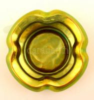 Zsolnay eozin mázas kaspó, jelzett, hibátlan, d: 11 cm, m:7 cm