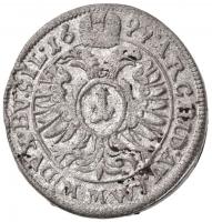 Német Államok / Szilézia 1699MMW 1kr Ag "I. Lipót" (0,95g) T:1-,2
German States / Silesia...
