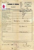 1944 Svéd vöröskereszt védlevél+további, részben katonai vonatokzású családi okmányok, összesen 13db