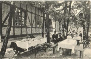 Budapest XII. Jánoshegyi vendéglő, kerthelyiség