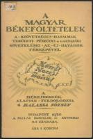 Balassa József: A magyar békeföltételek. A szövetséges hatalmak területi, pénzügyi, és gazdasági követelései. Az új határok térképével. Budapest, 1920, Pallas Irodalmi és Nyomdai Rt. Kiadói papírkötés, a címlapon intézményi bélyegzővel. Jó állapotban.