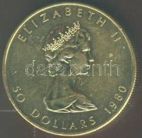 Kanada 1980. 50$ "Mapple Leaf" Au 31,1035g T:1
