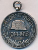 1929. "Magyar Háborús Emlékérem kardokkal, sisakkal" ezüstözött Br kitüntetés, mellszalag ...