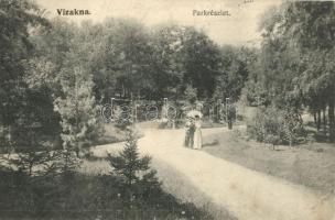 Vízakna, Ocna Sibiului; Parkrészlet, kiadja Budovszky L. / Park