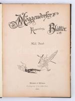 1900 Meggendorfer's humoristische Blätter, 41. köt. München  Eßlingen, Schreiber. Teljes évfoly...