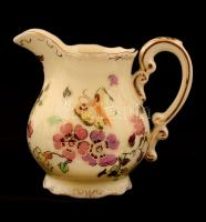 Zsolnay pillangó mintás mokkás készlet, kézzel festett, hibátlan, jelzett / Zsolnay coffee set in fl...