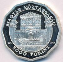 2007. 5000Ft Ag "Debreceni Református Nagytemplom" tanúsítvánnyal T:PP ujjlenyomat