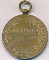 1873. "Hadiérem" Br katonai érdemérem mellszalag nélkül T:2 ph.
Hungary 1873. "Milit...