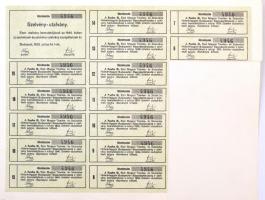 Budapest 1925. "Fuchs G. Első Magyar Tizedes és Százados Hídmérleggyár" részvénye 10P érté...