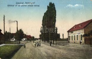 Párkány, Sturovó; Rákóczi út, Iparos Olvasó Kör / street, reading circle (EK)