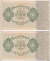 Németország / Weimari Köztársaság 1922. 10.000M (4x) sorszámkövetők T:I- 
Germany / Weimar Republic...