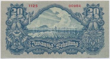 Ausztria 1945. 20Sch T:II
Ausztria 1945. 20 Schilling C:XF
Krause 116