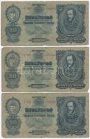 1930. 20P (3x) T:III,III-