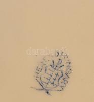 Herendi Viktória mintás bonbonier, kézzel festett, jelzett, hibátlan, d:11 cm, m:7 cm