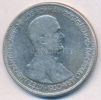 1930. 5P Ag "Horthy jobbra" T:3 Adamo P8