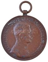 1917. "Károly Bronz Vitézségi Érem" Br kitüntetés mellszalag nélkül. Szign: Kautsch T:2 Hungary 1917. "Bronze Gallantry Medal" Br decoration without ribbon. Sign.: Kautsch C:XF NMK: 310