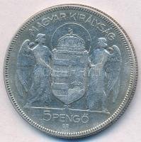 1930. 5P Ag "Horthy jobbra" T:3 Adamo P8