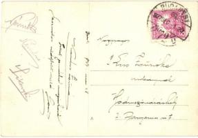 1927 Budapest V. Kossuth szobor, háttérben építkezés, photo