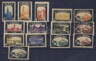 Elveszett német gyarmatok és területek 14db levélezáró