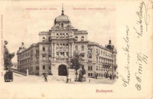 Budapest II. Oszlop (ma Keleti Károly) utca, a M. kir. Központi Statisztikai Hivatal (EK)