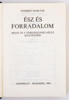 Vegyes könyvtétel, 2 db: 
Herbert Marcuse: Ész és forradalom. Társadalomtudományi Könyvtár. Fordíto...