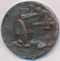 Murányi Gyula (1881-1920) 1915. "A Krasniki diadalmas csatában az oroszoktól elvett ágyúból ver...