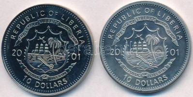 Libéria 2001. 10$ "Szabadság pillanatai - Az elme szabadsága - Buddha i. e. 560-479" multi...